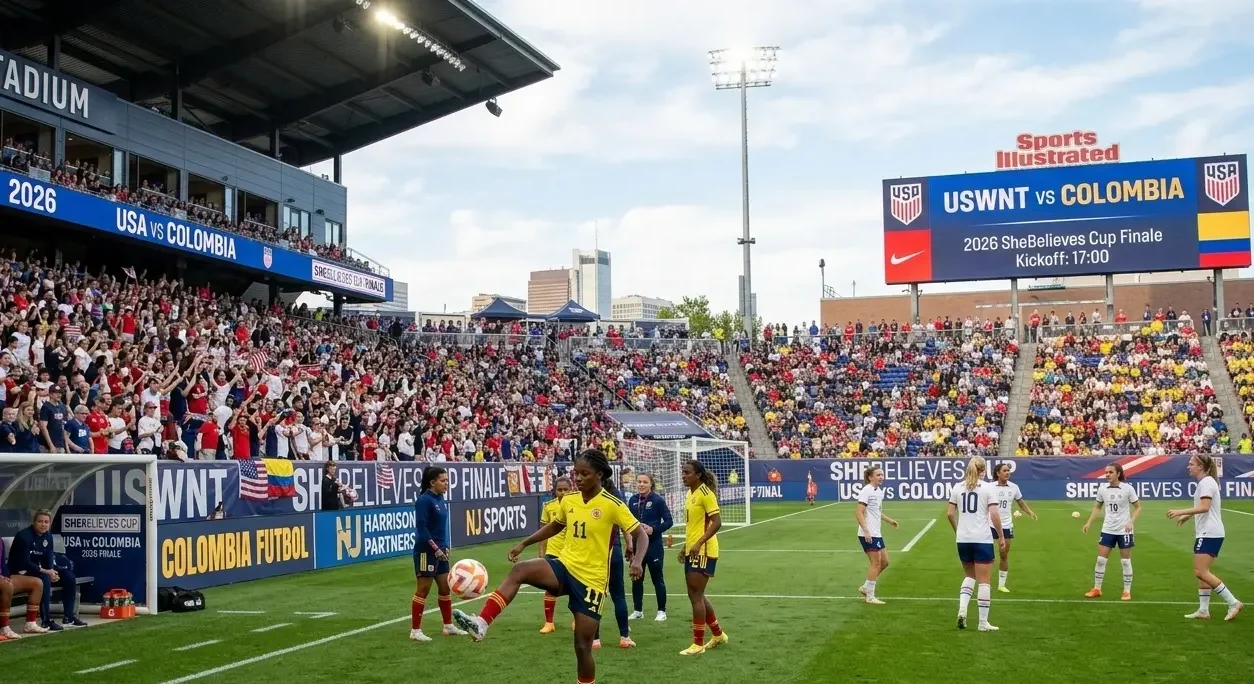 USWNT forward Ally Sentnor celebrates her game-winning goal against Canada, entering the USWNT vs Colombia match in top form.