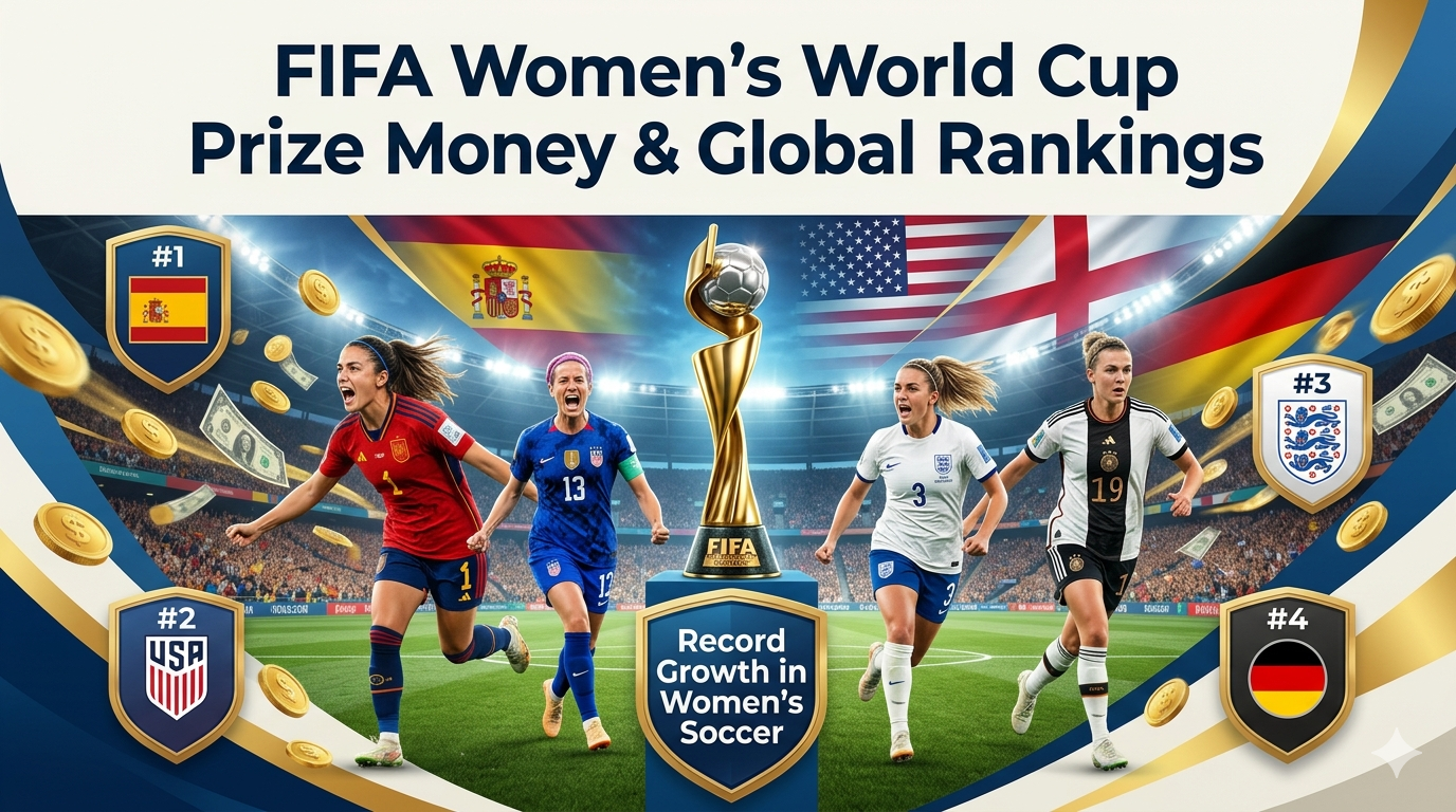 FIFA Women’s World Cup Prize Money and Rankings