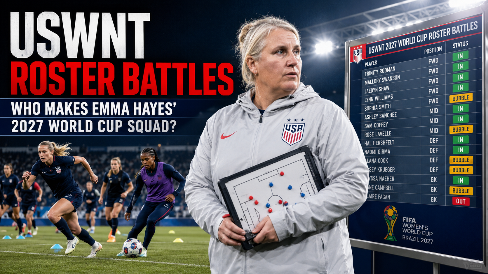 USWNT roster battles