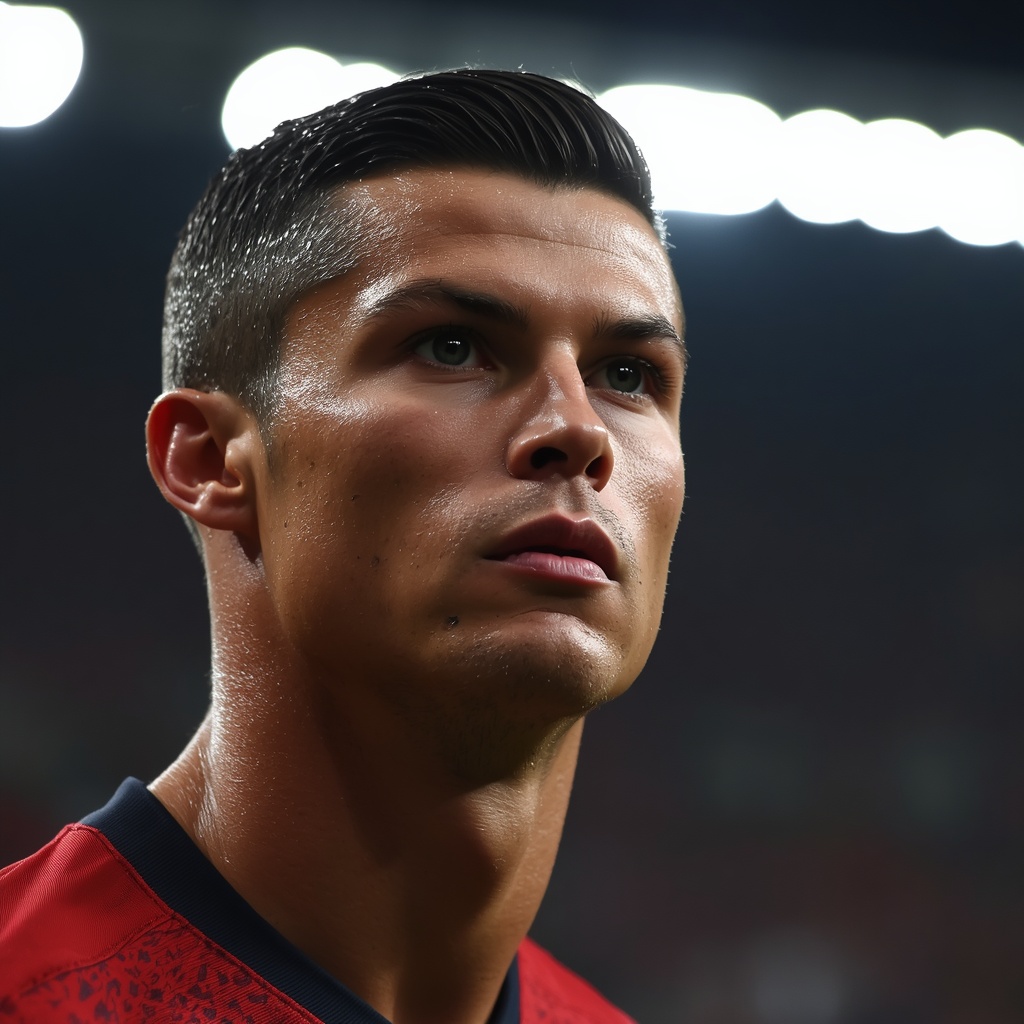 Cristiano Ronaldo making history in his sixth World Cup.