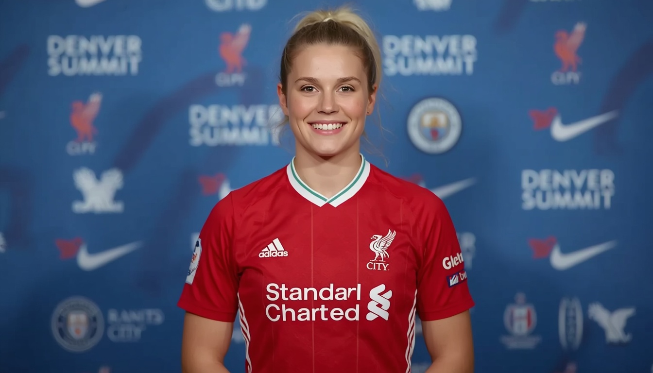 Defender Gemma Bonner, Denver Summit FC's newest signing, in action for Liverpool