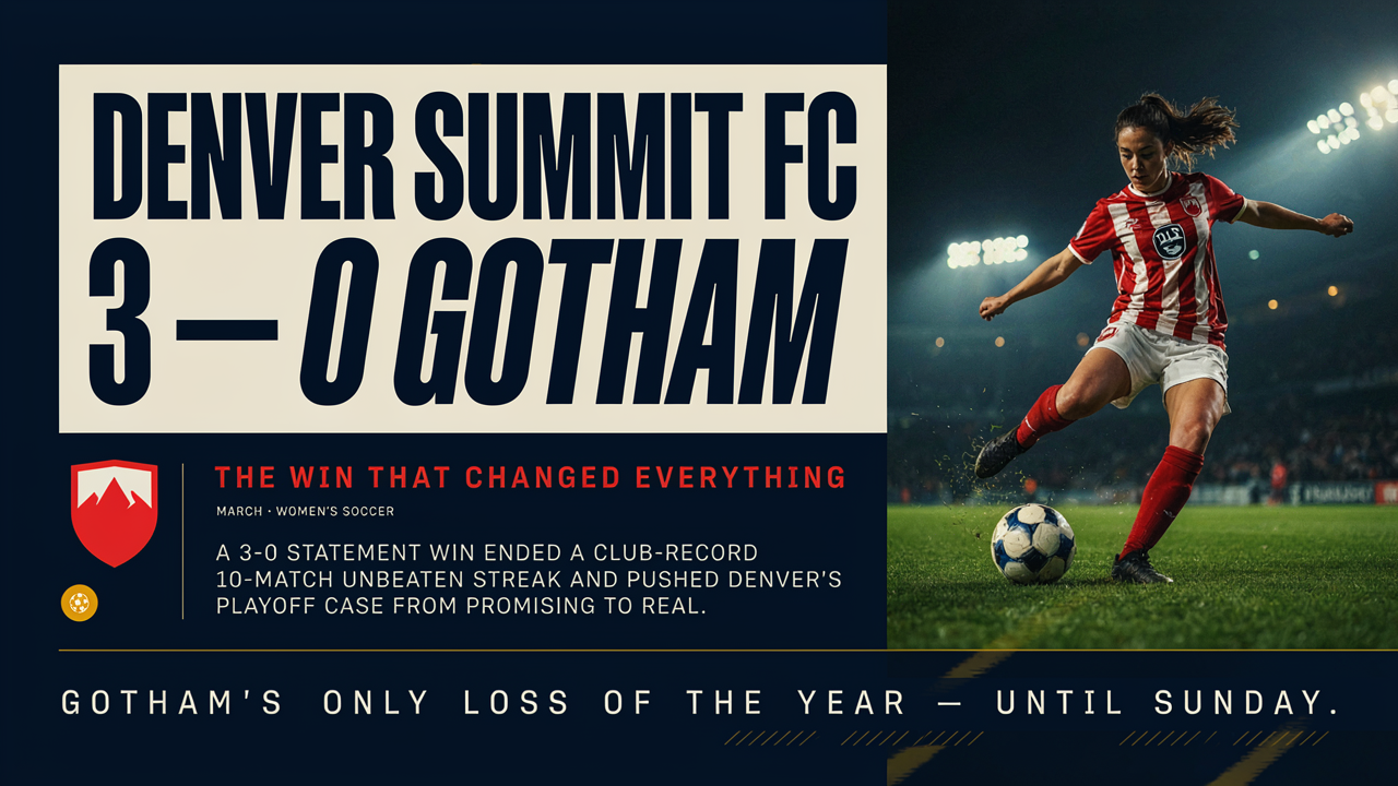 Denver Summit Ends Gotham's Historic Unbeaten Streak