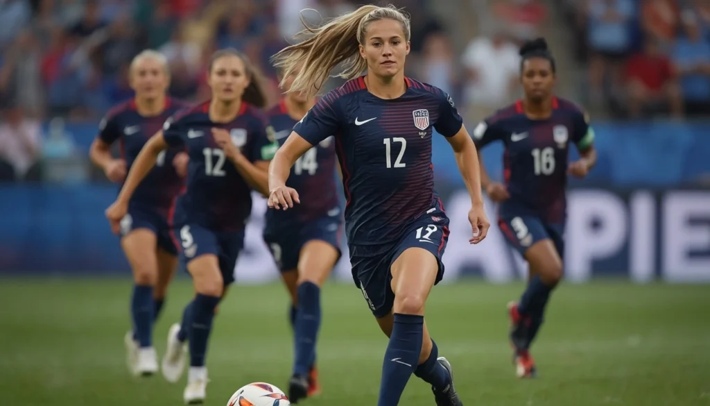 U.S. Under-20 Women's National Team players during the 2026 FIFA U-20 Women's World Cup