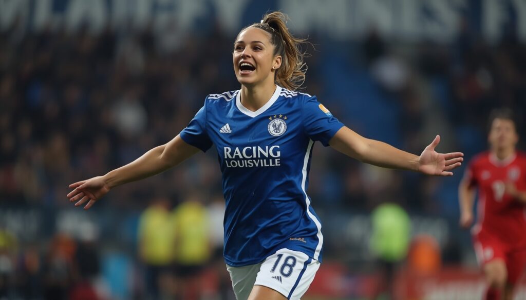 Savannah DeMelo returns to the field for Racing Louisville FC after a 384-day absence