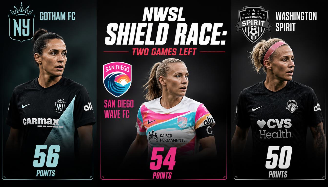 NWSL Shield race is wide open after Gotham FC's defeat to Washington Spirit.
